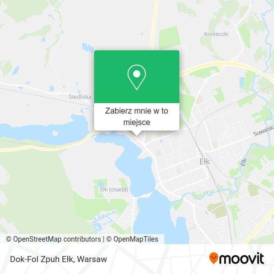 Mapa Dok-Fol Zpuh Ełk