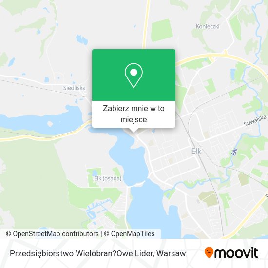 Mapa Przedsiębiorstwo Wielobran?Owe Lider