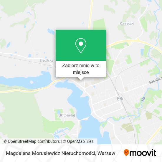 Mapa Magdalena Morusiewicz Nieruchomości