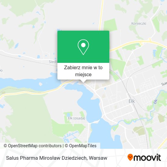 Mapa Salus Pharma Mirosław Dziedziech