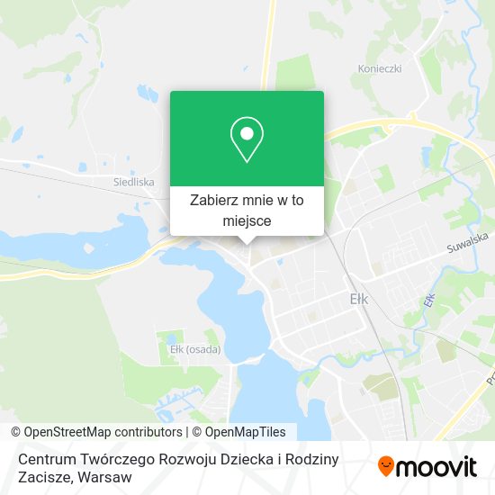 Mapa Centrum Twórczego Rozwoju Dziecka i Rodziny Zacisze