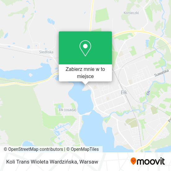 Mapa Koli Trans Wioleta Wardzińska