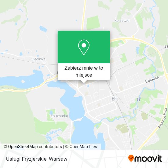 Mapa Usługi Fryzjerskie