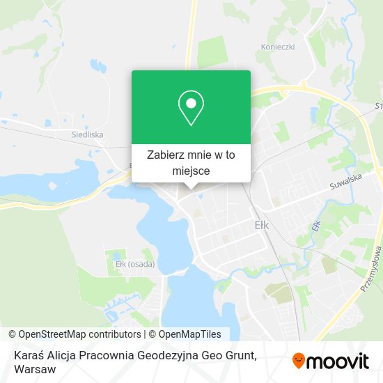 Mapa Karaś Alicja Pracownia Geodezyjna Geo Grunt