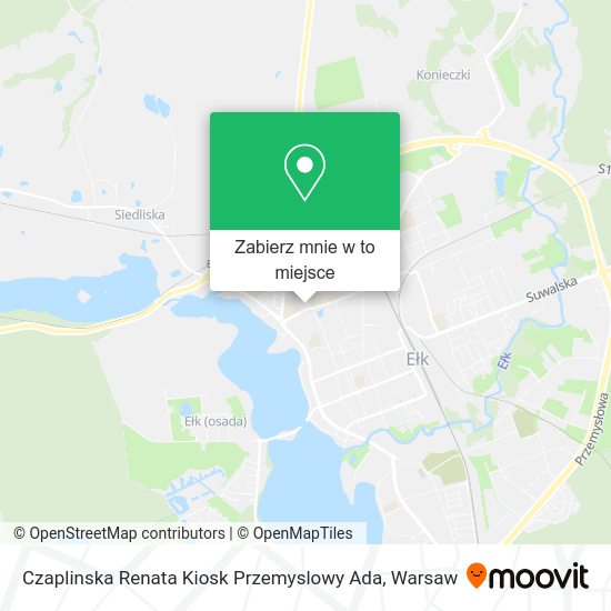 Mapa Czaplinska Renata Kiosk Przemyslowy Ada