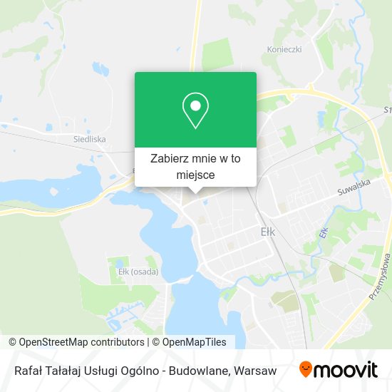 Mapa Rafał Tałałaj Usługi Ogólno - Budowlane