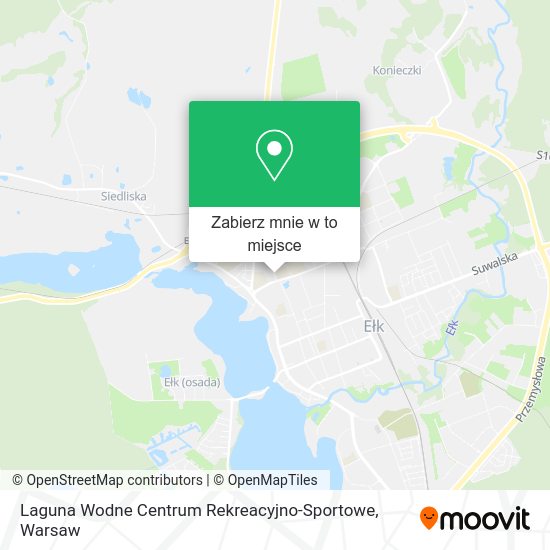 Mapa Laguna Wodne Centrum Rekreacyjno-Sportowe