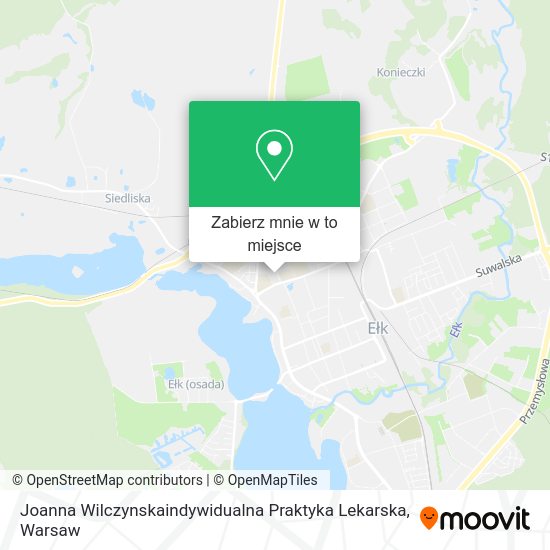 Mapa Joanna Wilczynskaindywidualna Praktyka Lekarska