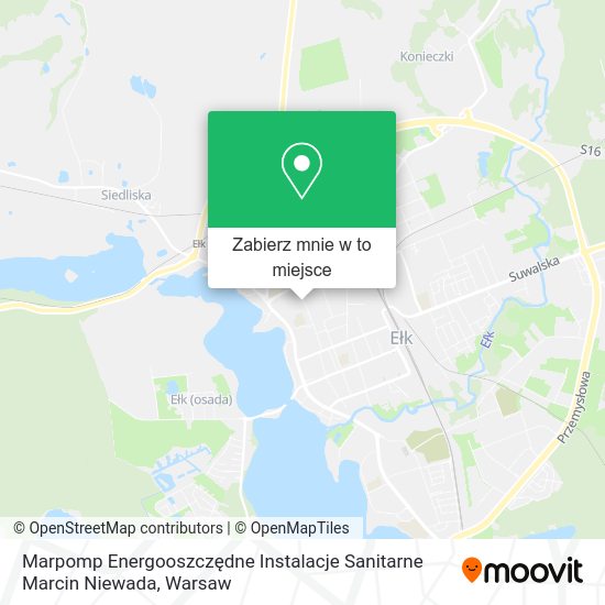 Mapa Marpomp Energooszczędne Instalacje Sanitarne Marcin Niewada