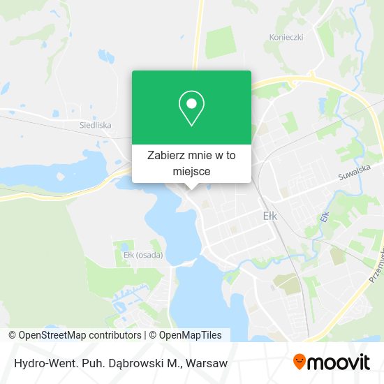 Mapa Hydro-Went. Puh. Dąbrowski M.