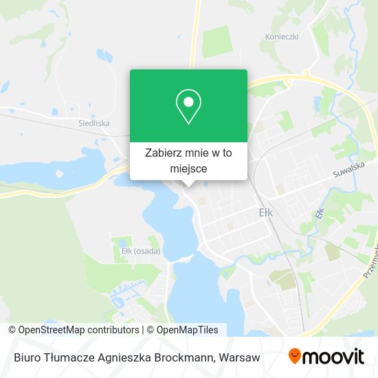 Mapa Biuro Tłumacze Agnieszka Brockmann