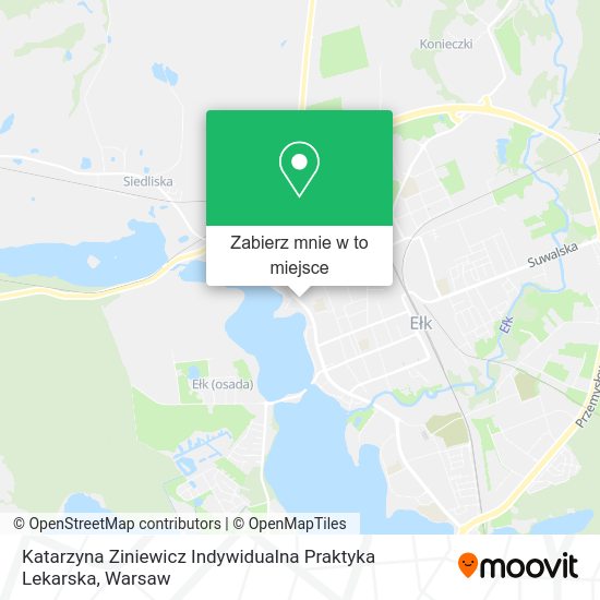 Mapa Katarzyna Ziniewicz Indywidualna Praktyka Lekarska