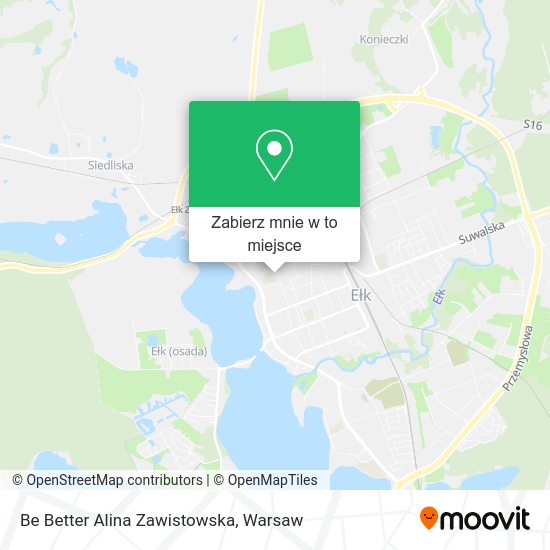 Mapa Be Better Alina Zawistowska