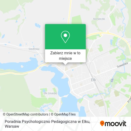 Mapa Poradnia Psychologiczno Pedagogiczna w Elku