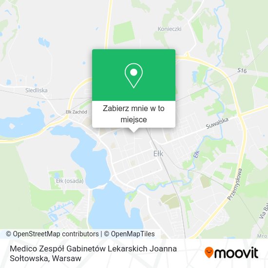 Mapa Medico Zespół Gabinetów Lekarskich Joanna Sołtowska