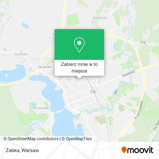 Mapa Żabka