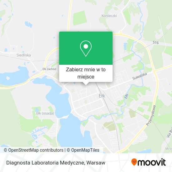 Mapa Diagnosta Laboratoria Medyczne