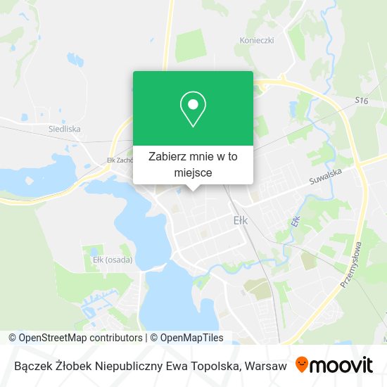 Mapa Bączek Żłobek Niepubliczny Ewa Topolska