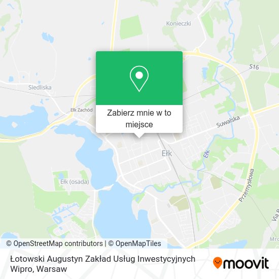 Mapa Łotowski Augustyn Zakład Usług Inwestycyjnych Wipro