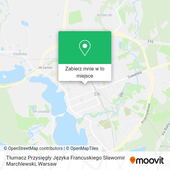 Mapa Tłumacz Przysięgły Języka Francuskiego Sławomir Marchlewski