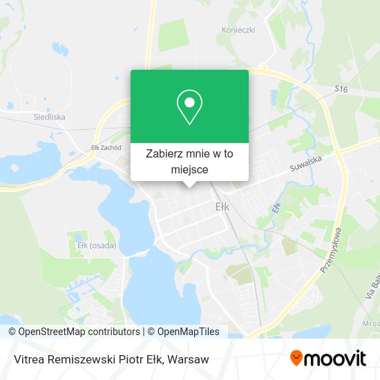 Mapa Vitrea Remiszewski Piotr Ełk