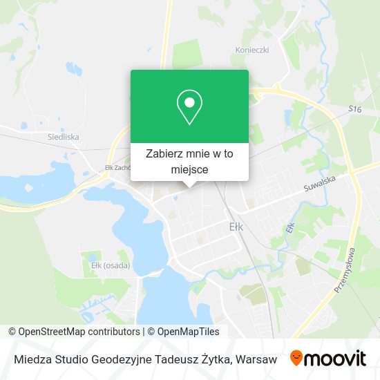 Mapa Miedza Studio Geodezyjne Tadeusz Żytka