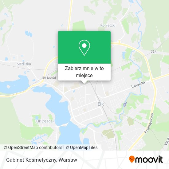 Mapa Gabinet Kosmetyczny