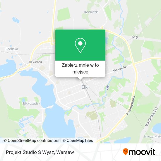 Mapa Projekt Studio S Wysz