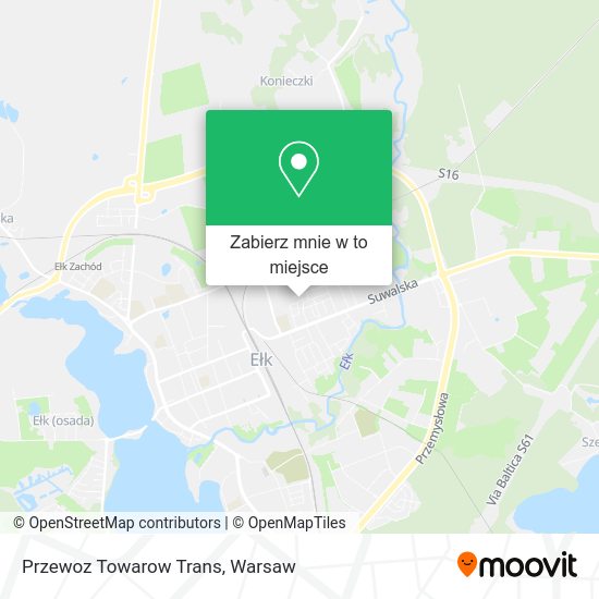 Mapa Przewoz Towarow Trans