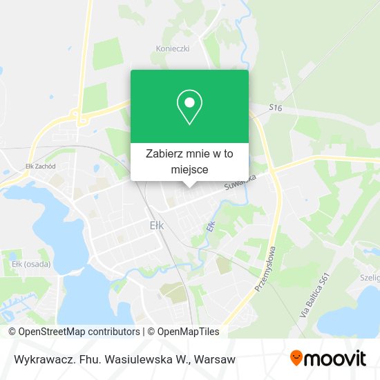 Mapa Wykrawacz. Fhu. Wasiulewska W.