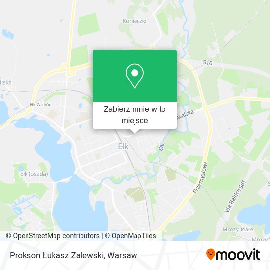 Mapa Prokson Łukasz Zalewski