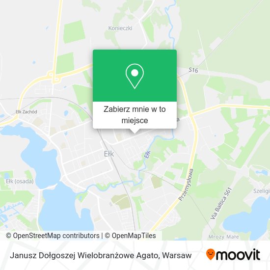 Mapa Janusz Dołgoszej Wielobranżowe Agato