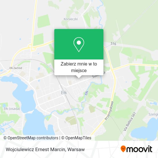 Mapa Wojciulewicz Ernest Marcin