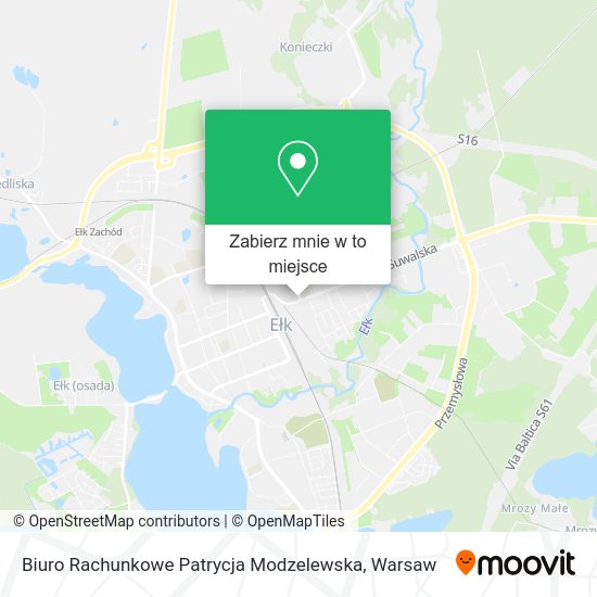 Mapa Biuro Rachunkowe Patrycja Modzelewska