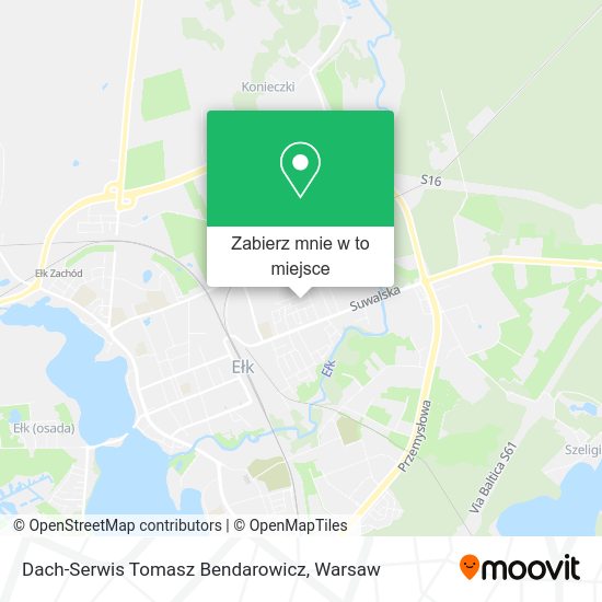 Mapa Dach-Serwis Tomasz Bendarowicz