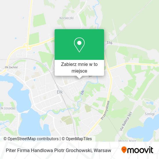 Mapa Piter Firma Handlowa Piotr Grochowski