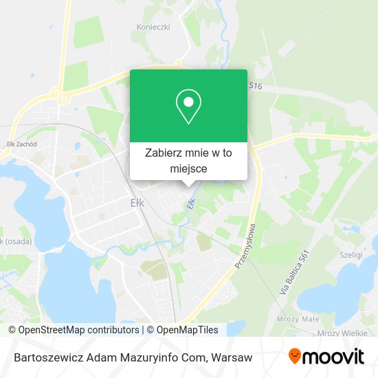 Mapa Bartoszewicz Adam Mazuryinfo Com