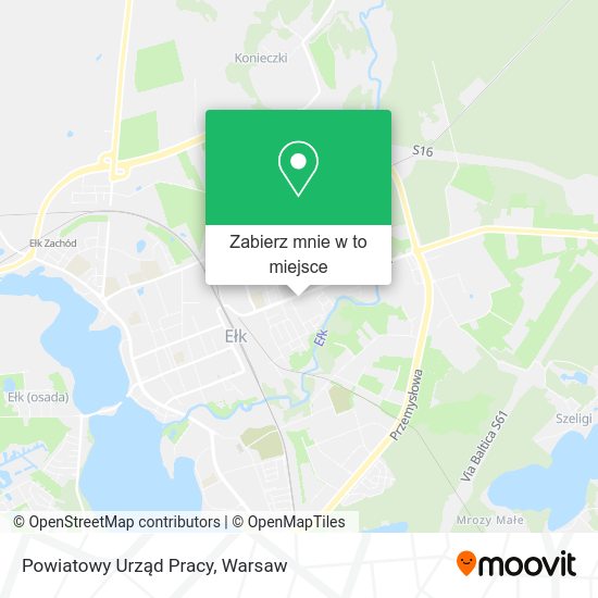 Mapa Powiatowy Urząd Pracy