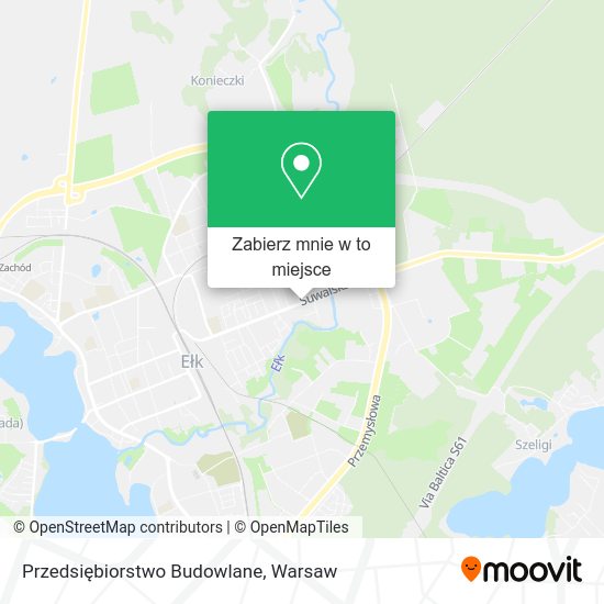 Mapa Przedsiębiorstwo Budowlane