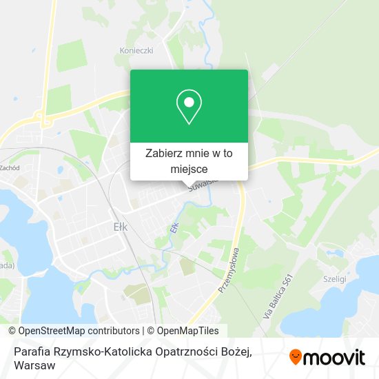 Mapa Parafia Rzymsko-Katolicka Opatrzności Bożej