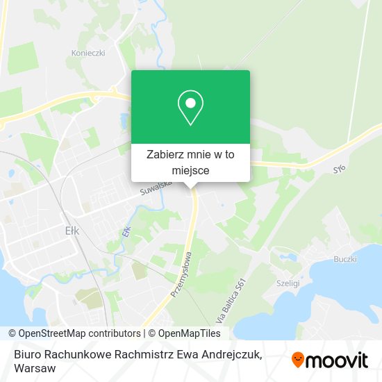 Mapa Biuro Rachunkowe Rachmistrz Ewa Andrejczuk