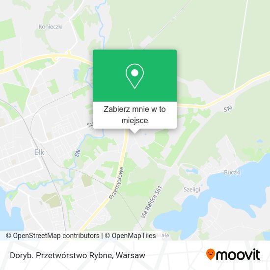 Mapa Doryb. Przetwórstwo Rybne