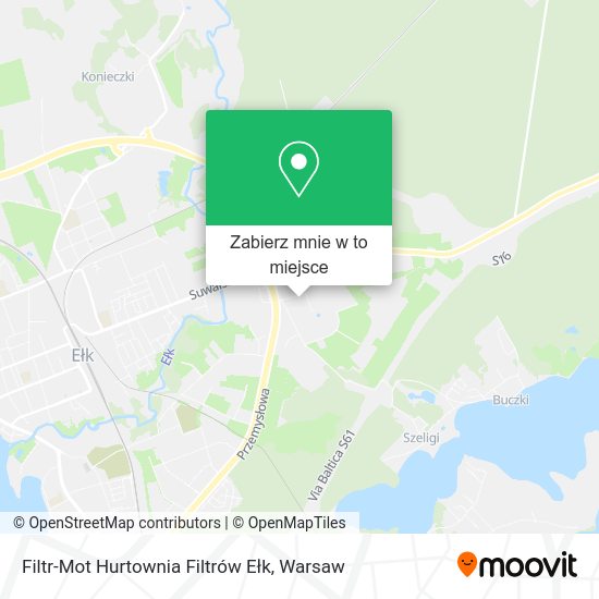Mapa Filtr-Mot Hurtownia Filtrów Ełk