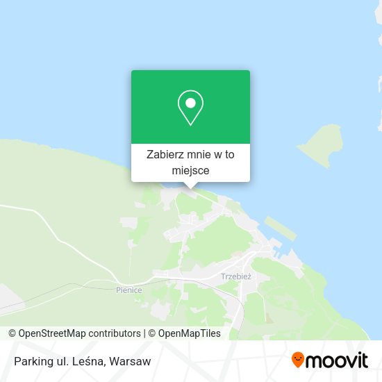 Mapa Parking ul. Leśna