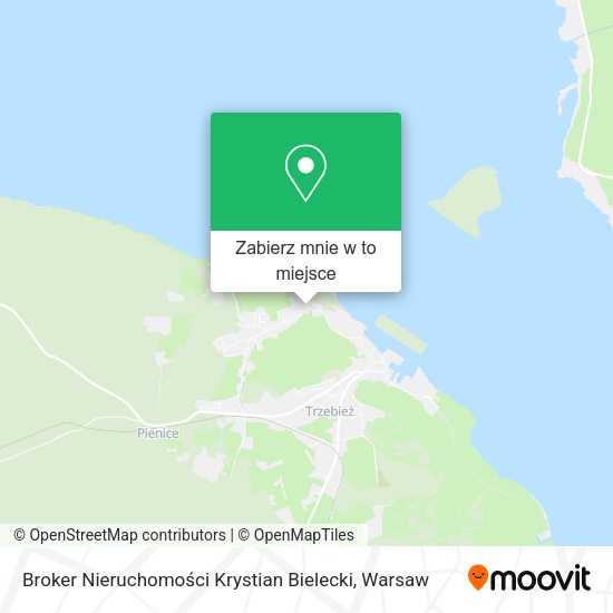 Mapa Broker Nieruchomości Krystian Bielecki