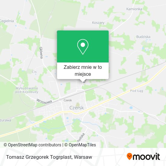 Mapa Tomasz Grzegorek Togrplast