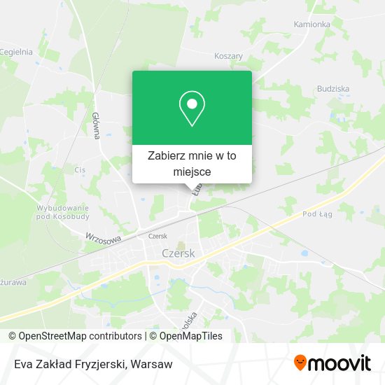 Mapa Eva Zakład Fryzjerski