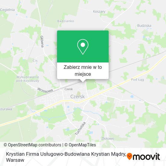 Mapa Krystian Firma Usługowo-Budowlana Krystian Mądry