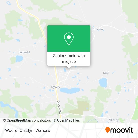 Mapa Wodrol Olsztyn