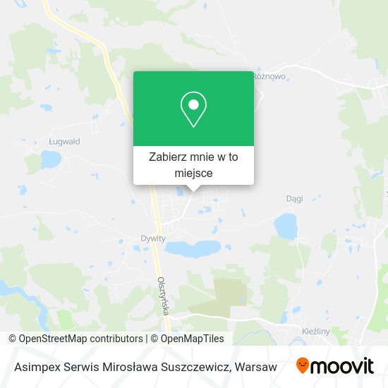 Mapa Asimpex Serwis Mirosława Suszczewicz